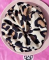 Scrunchie gumka do włosów pantera