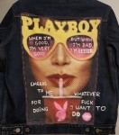 Ręcznie zdobiona kurtka Playboy 