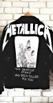 Metallica kurtka ręcznie zdobiona