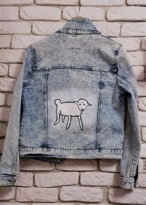 Mały Książę baranek i lisek, kurtka hand made