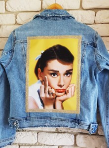 Audrey Hepburn kurtka jeansowa