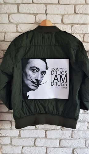 Salvador Dali bomber Diesel, I am drugs