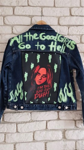 Billie Eilish kurtka hand made