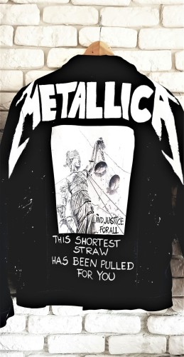Metallica kurtka hand made