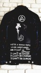 Linkin Park kurtka ręcznie zdobiona, logo LP duże