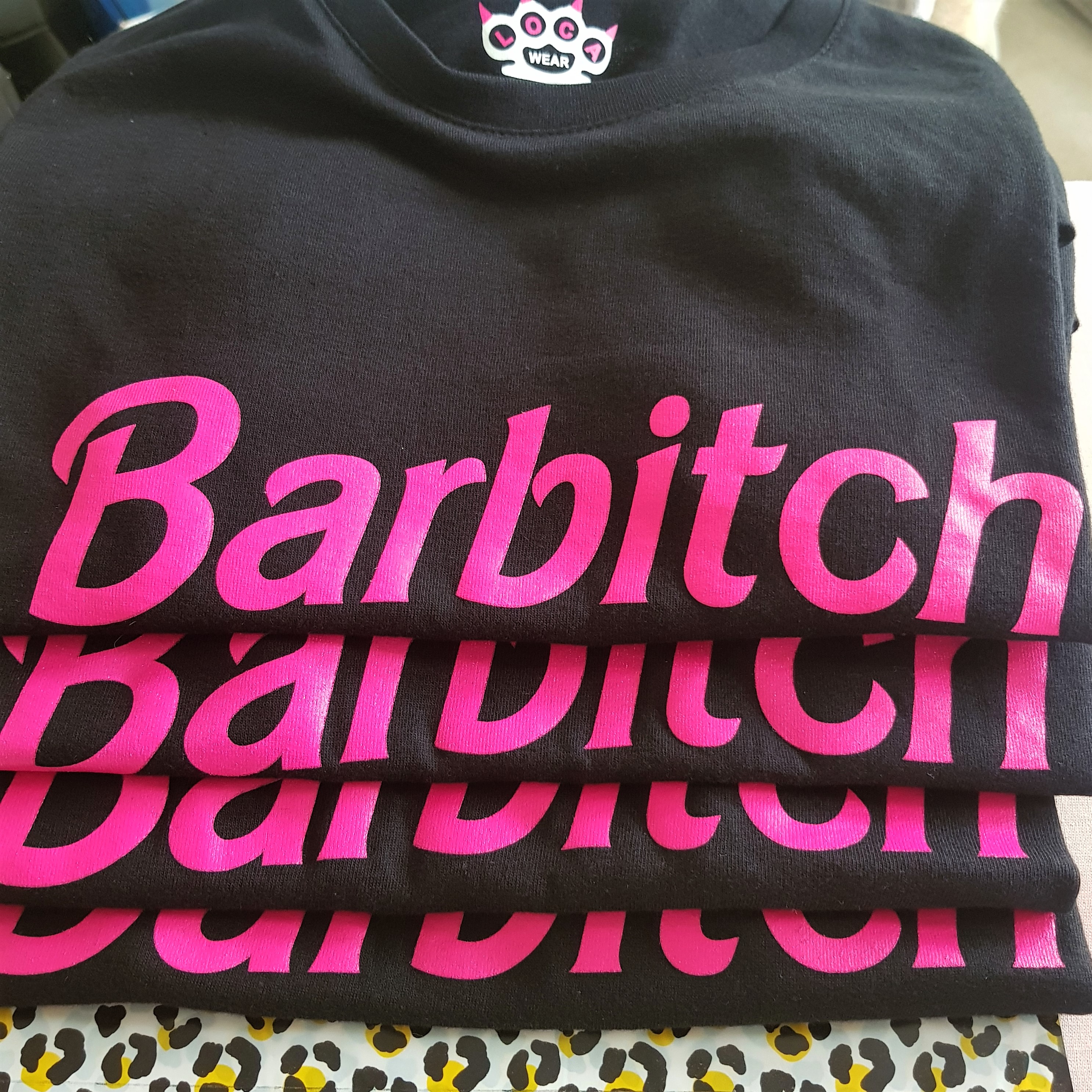 Koszulka bad Barbie Barbitch czarna